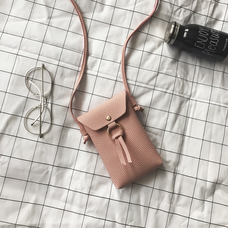 Wholesale PU Shoulder Messenger Phone Bag